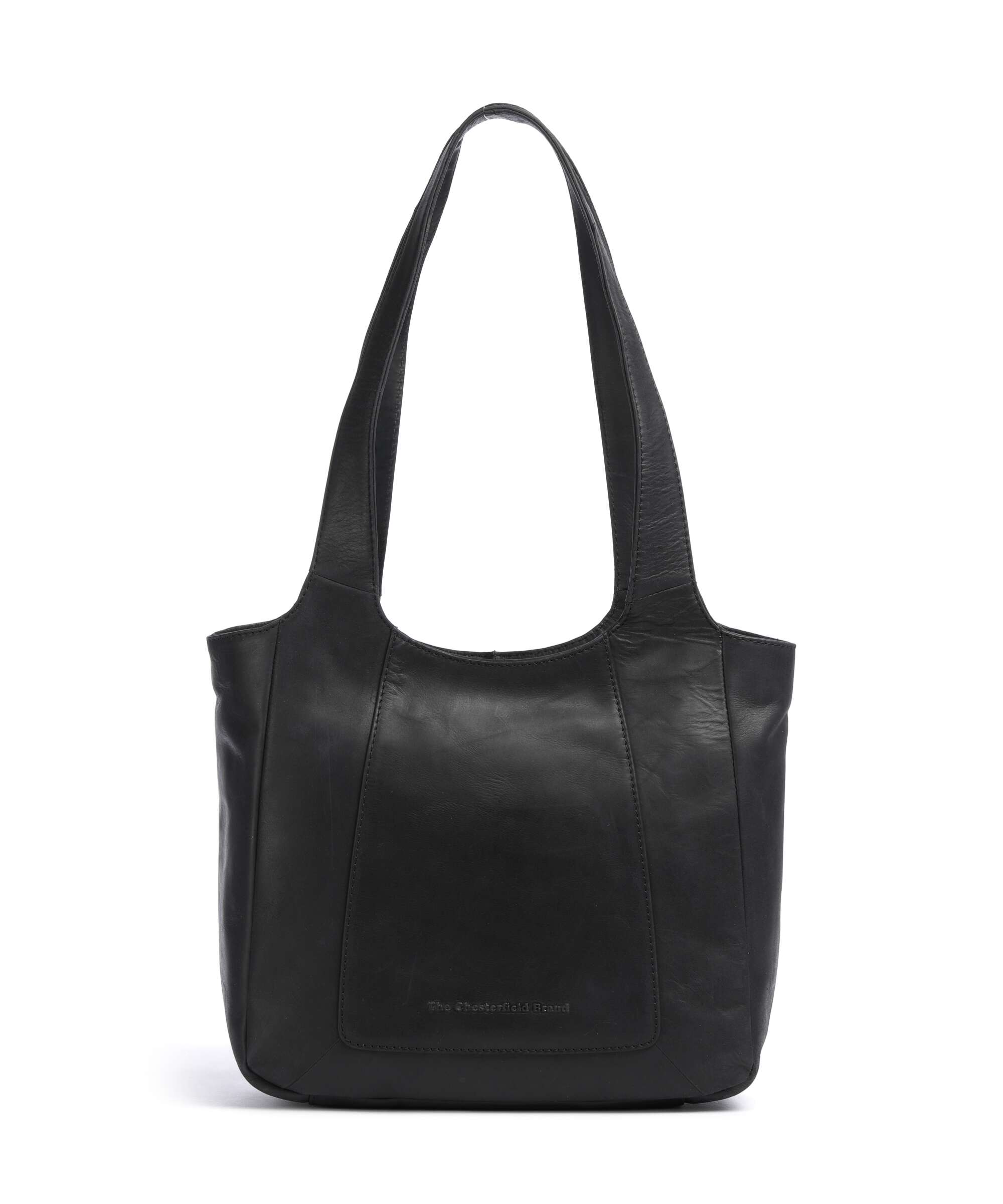 The Chesterfield Brand Cow Wax Pull Up Tofino Tote bag black