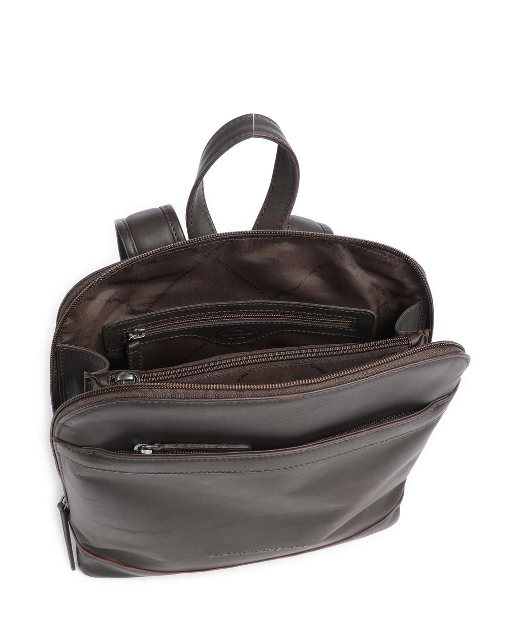 The Chesterfield Brand Wax Pull Up Cow Tigris Backpack brown