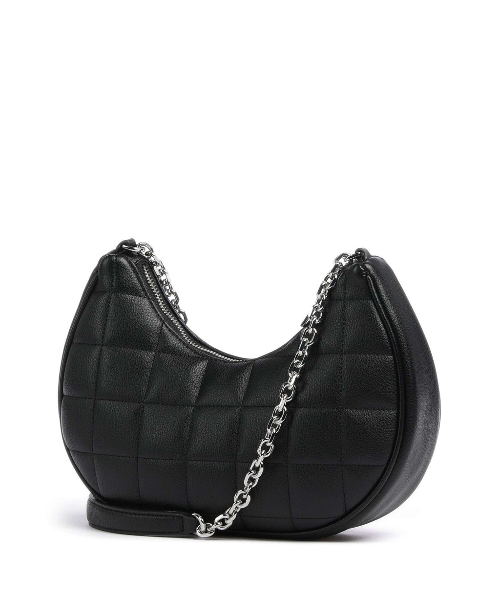 Calvin Klein CK Square Quilt Hobo bag ck black