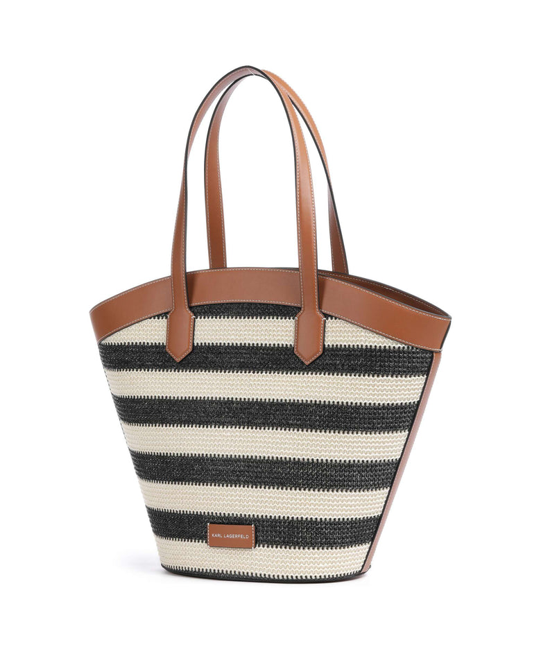 Karl Lagerfeld K/Signature Tulip Medium Tote bag natural/sudan brown