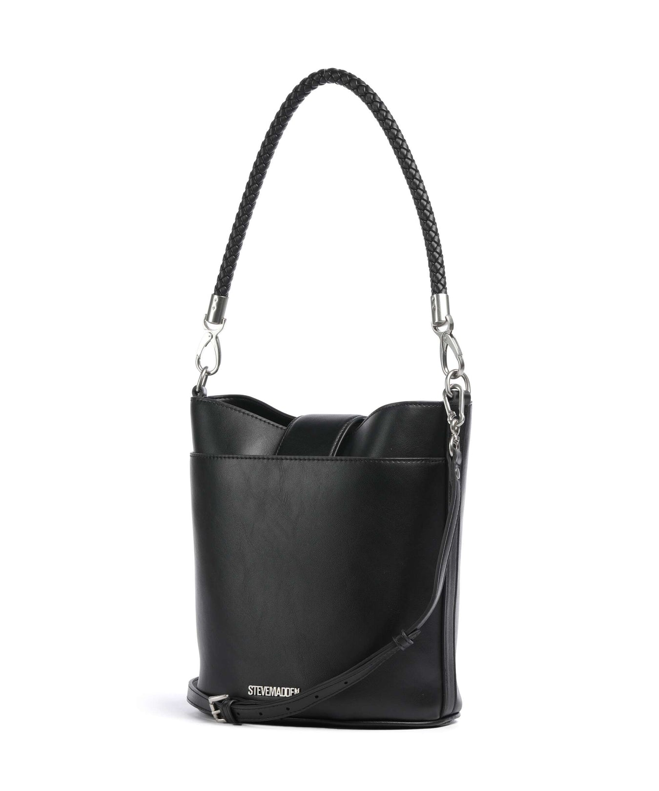 Steve Madden BARRIE Bucket bag black/silver