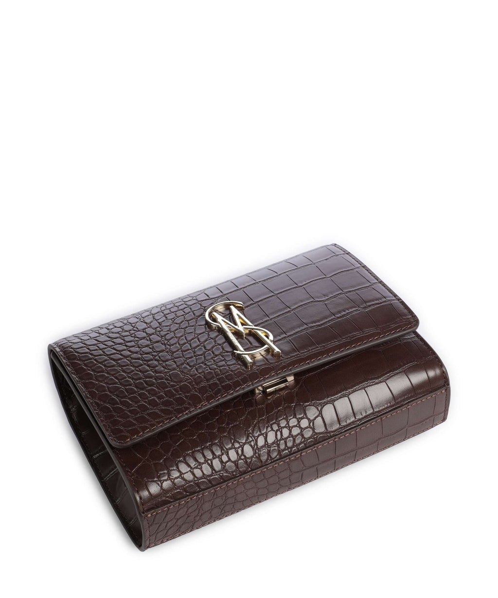 Steve Madden BRAMONIE Crossbody bag chocolate/gold