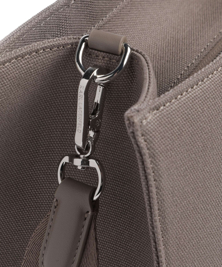 Karl Lagerfeld K/Rue St Guillaume Medium Handbag ash grey