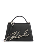 Karl Lagerfeld K/Signature 2.0 Medium Borsa a mano black/gold