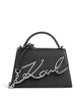 Karl Lagerfeld K/Signature 2.0 Borsa a mano black/nickel