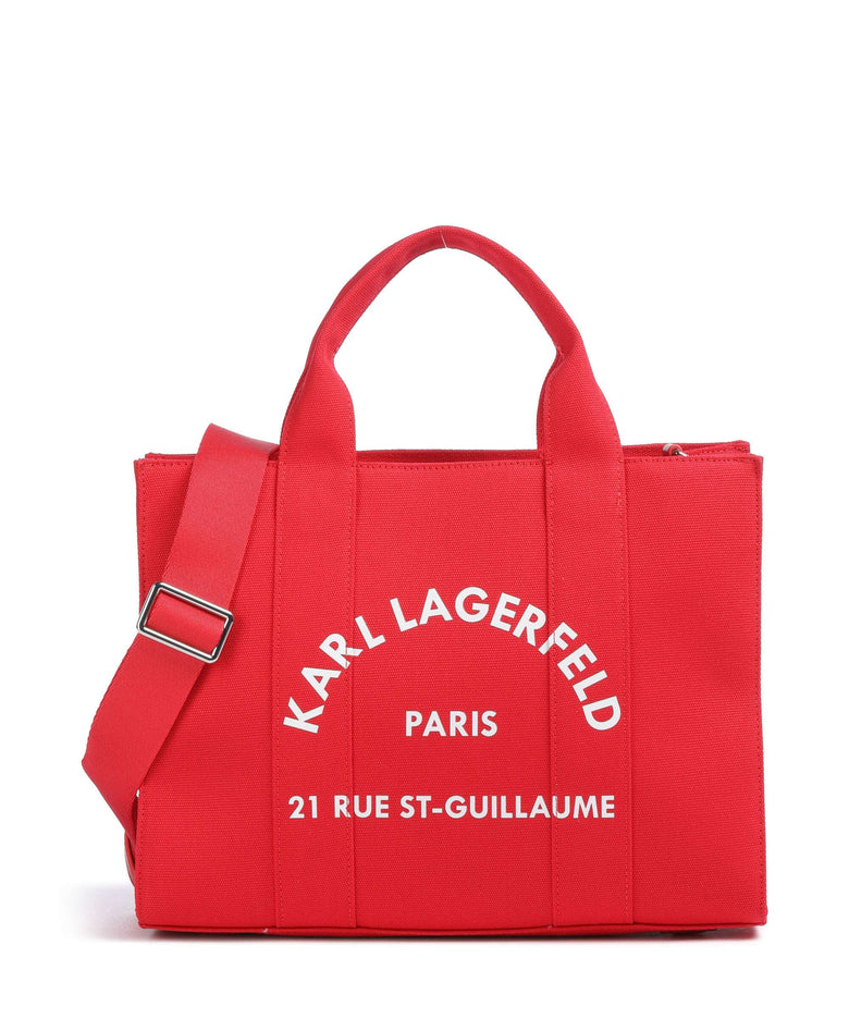 Karl Lagerfeld K/Rue St Guillaume Medium Handbag racing red
