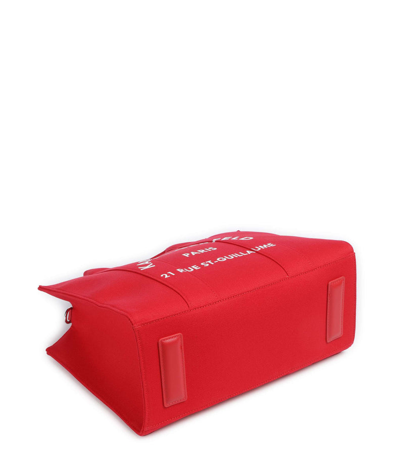 Karl Lagerfeld K/Rue St Guillaume Medium Handbag racing red