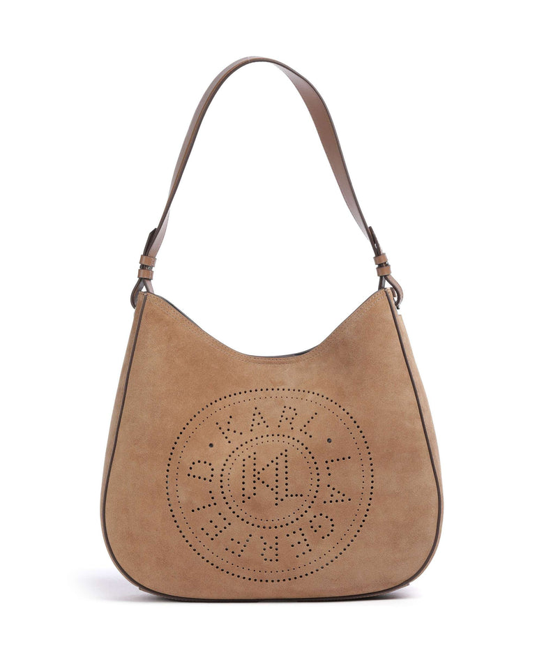 Karl Lagerfeld K/Circle Hobo bag terra