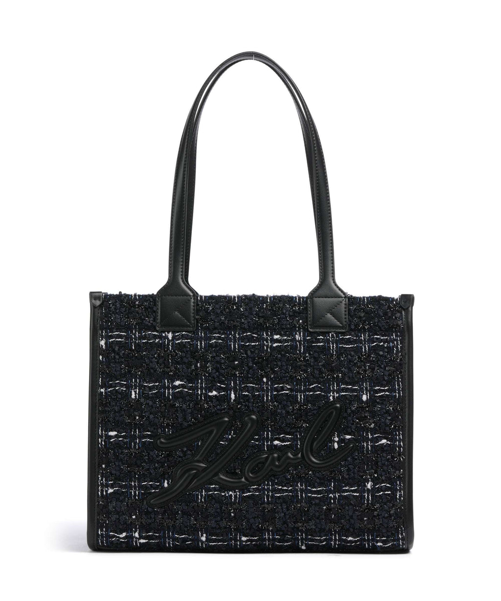 Karl Lagerfeld K/Skuare Medium Tote bag dark navy/boucle