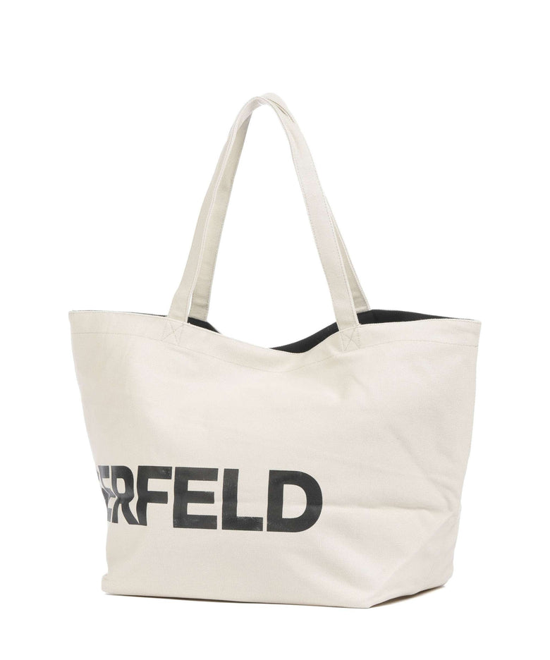 Karl Lagerfeld K/Essential Big Logo Tote bag cement