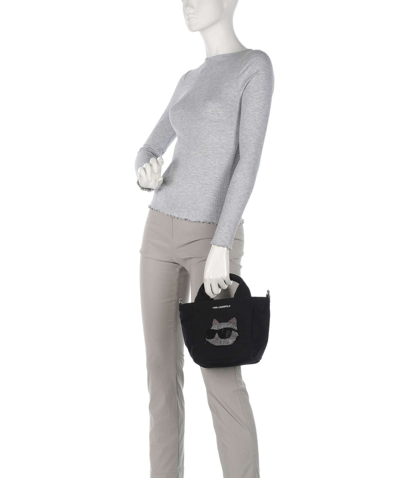Karl Lagerfeld Ikon Mini Handbag black