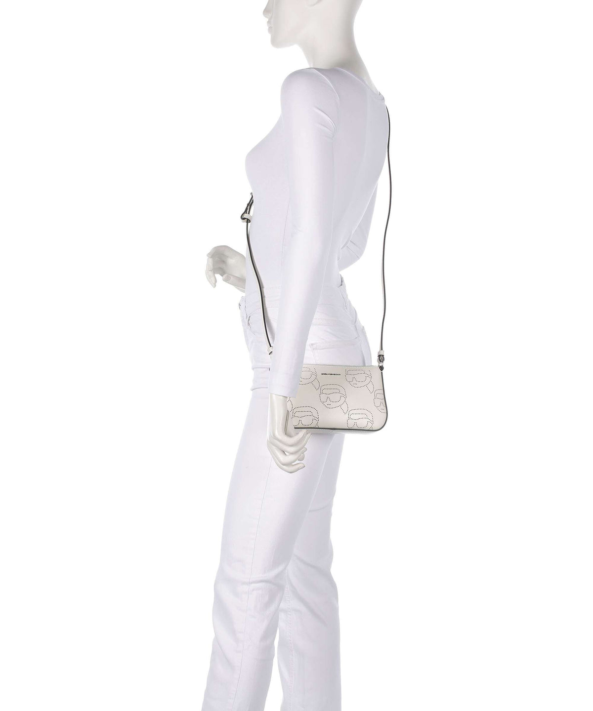 Karl Lagerfeld K/Ikonik Crossbody bag offwhite