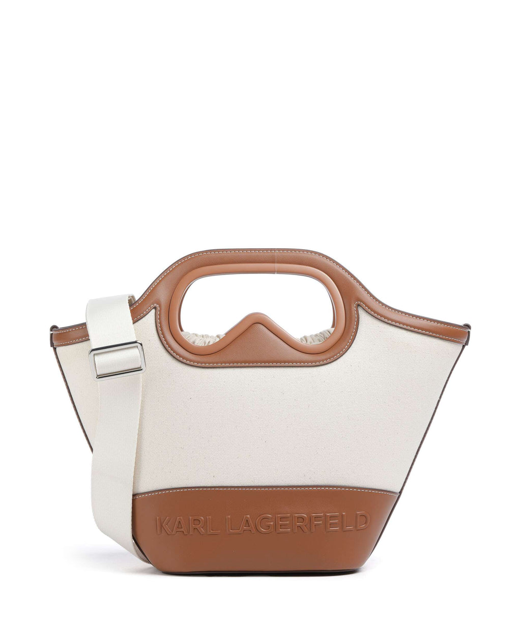 Karl Lagerfeld K/Aviator Crossbody bag natural canvas/tan