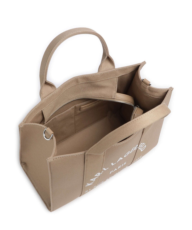 Karl Lagerfeld K/Rue St Guillaume Medium Handbag nougat