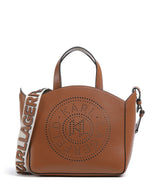 Karl Lagerfeld K/Circle Small Borsa a mano dark tan
