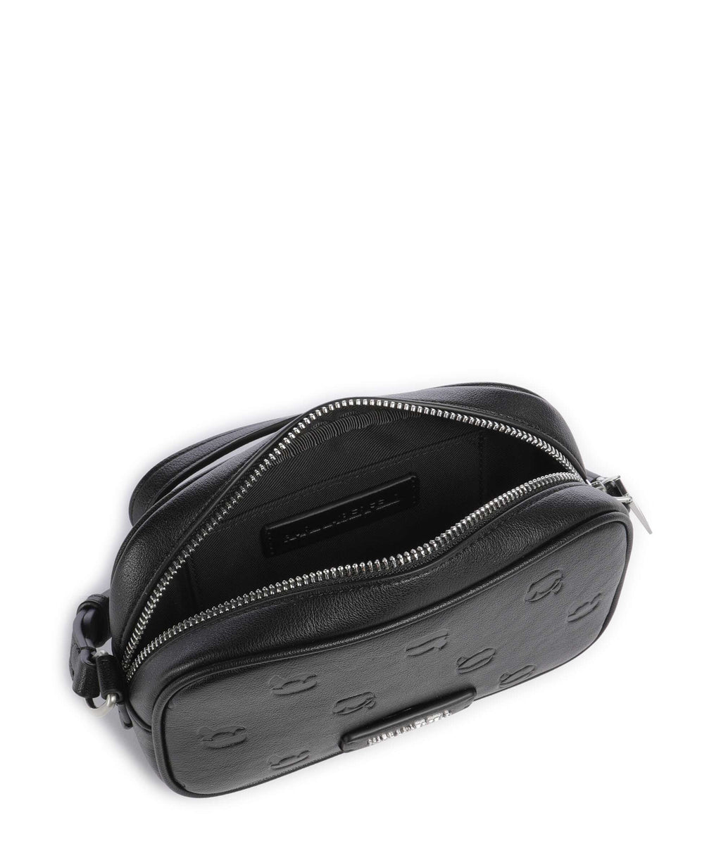 Karl Lagerfeld K/Ikon Monogram Crossbody bag tonal black