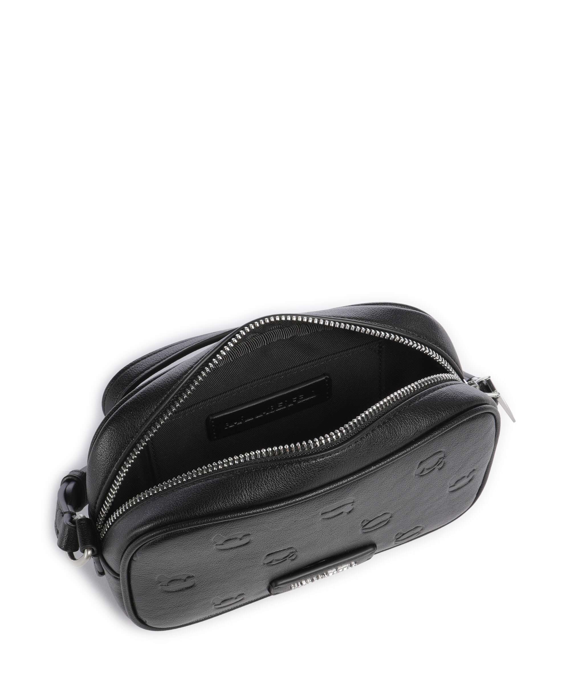 Karl Lagerfeld K/Ikon Monogram Crossbody bag tonal black