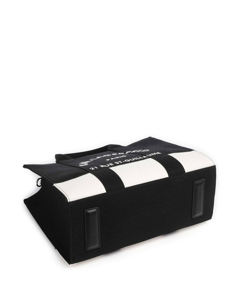 Karl Lagerfeld K/Rue St Guillaume Medium Handbag cannoli cream/black