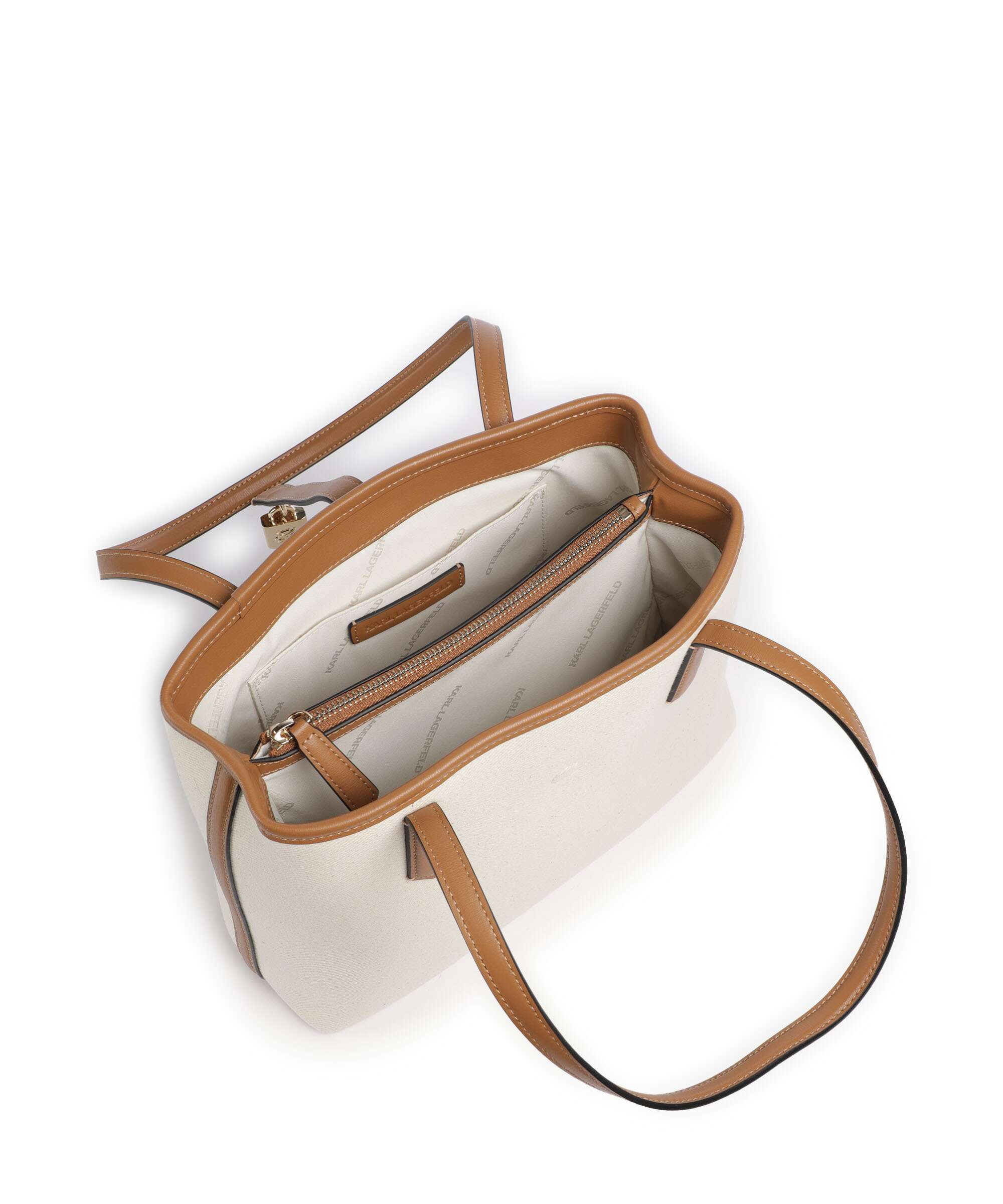 Karl Lagerfeld K/Autograph Small Tote bag canvas caramel