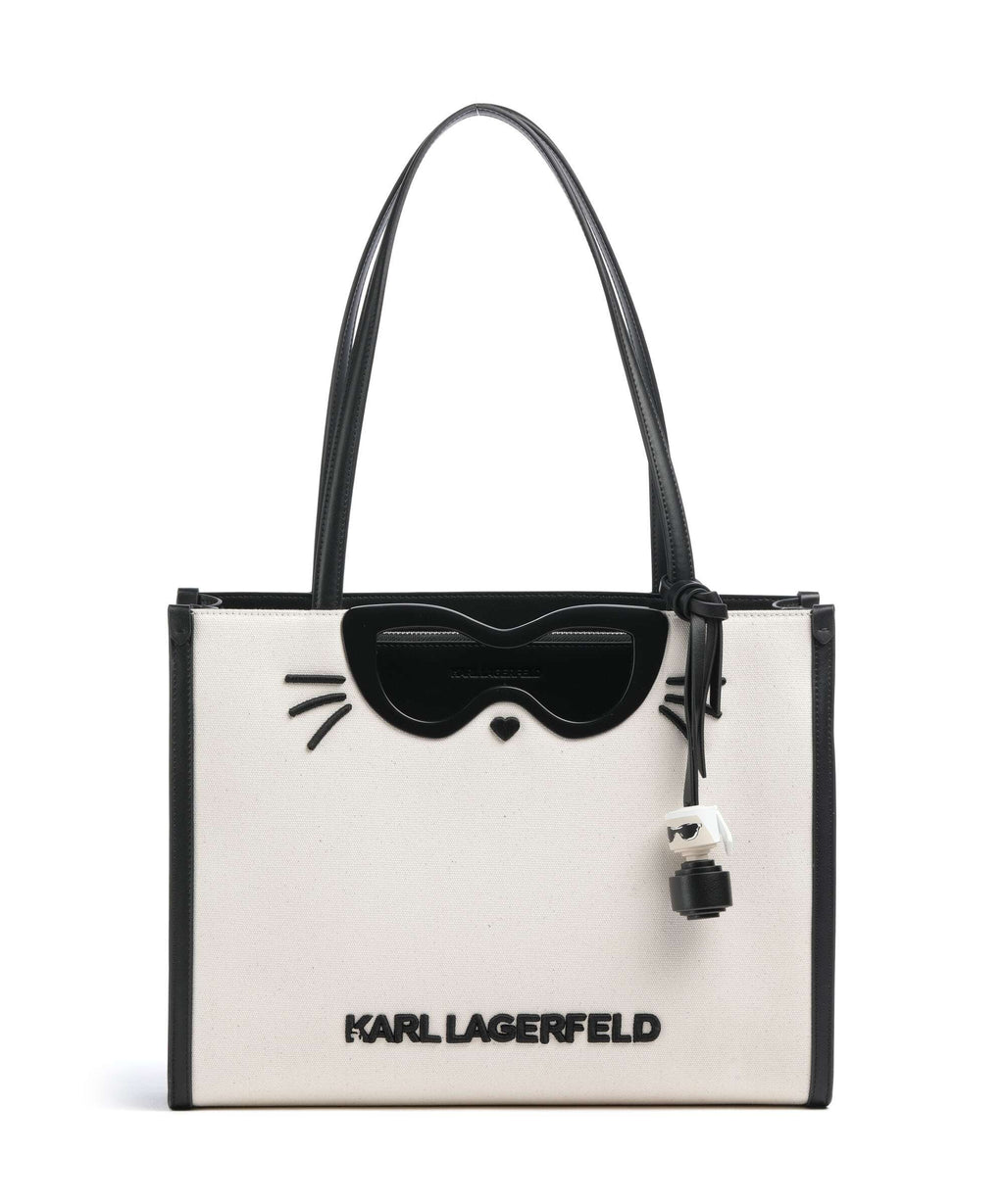 Karl Lagerfeld K/Ikon Choupette Tote bag natural