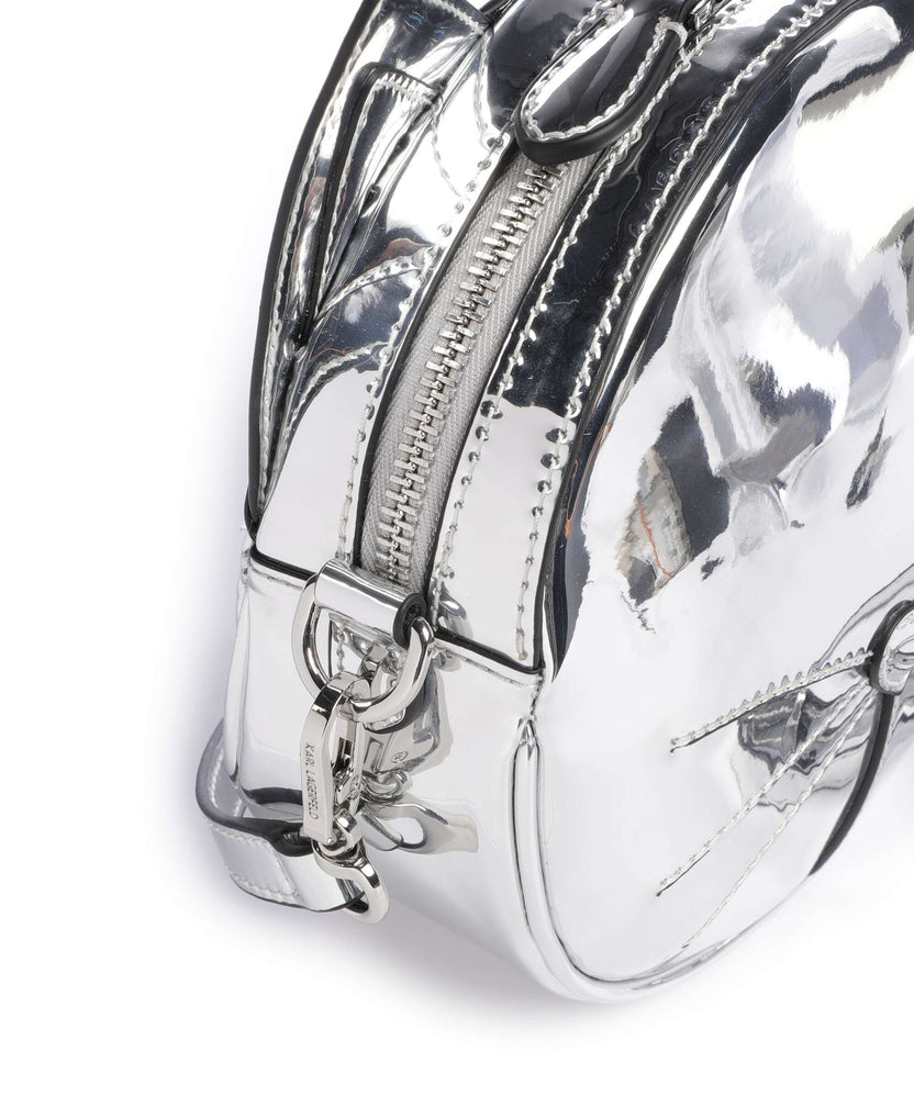 Karl Lagerfeld Ikon Chat Crossbody bag silver