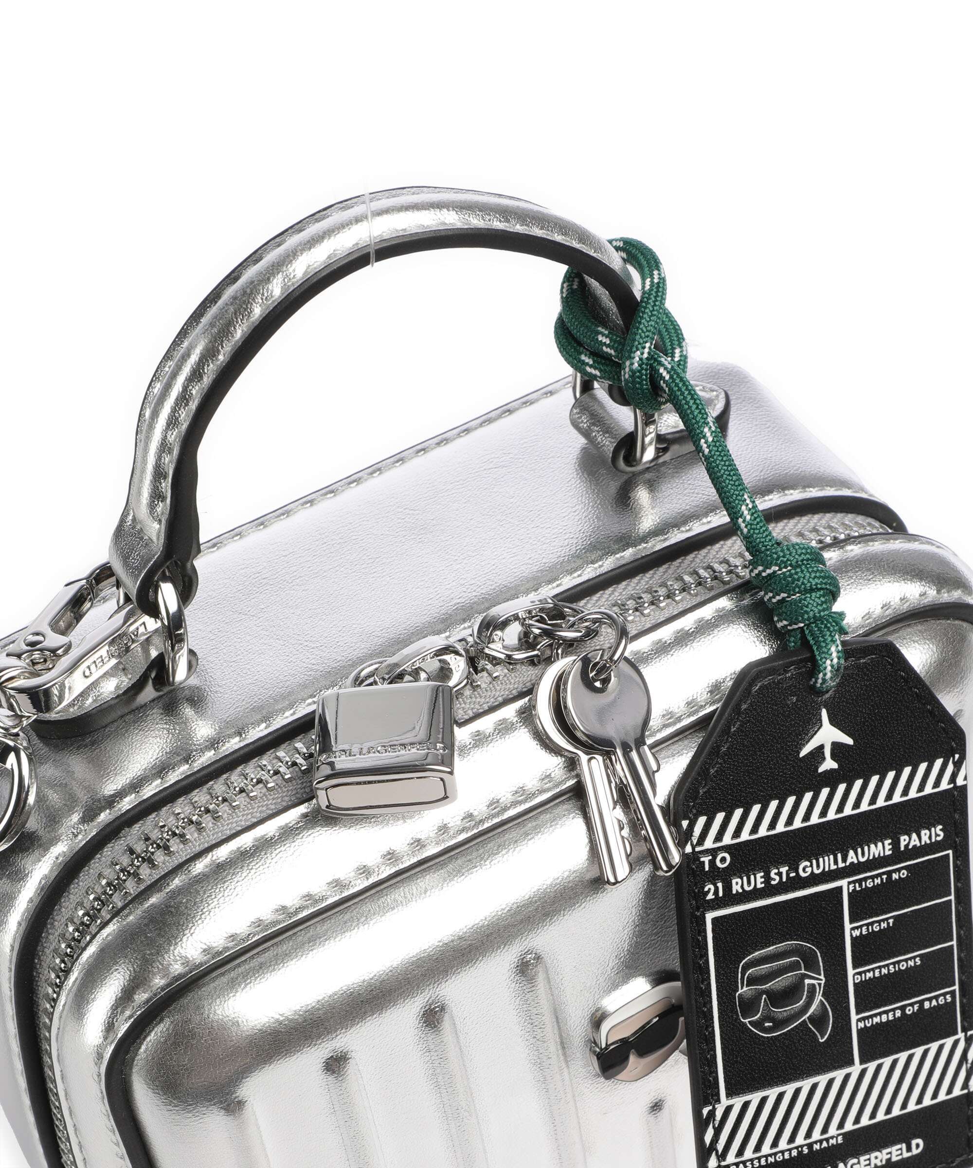 Karl Lagerfeld Ikon Crossbody bag silver