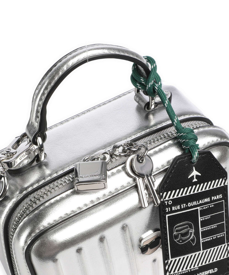 Karl Lagerfeld Ikon Crossbody bag silver