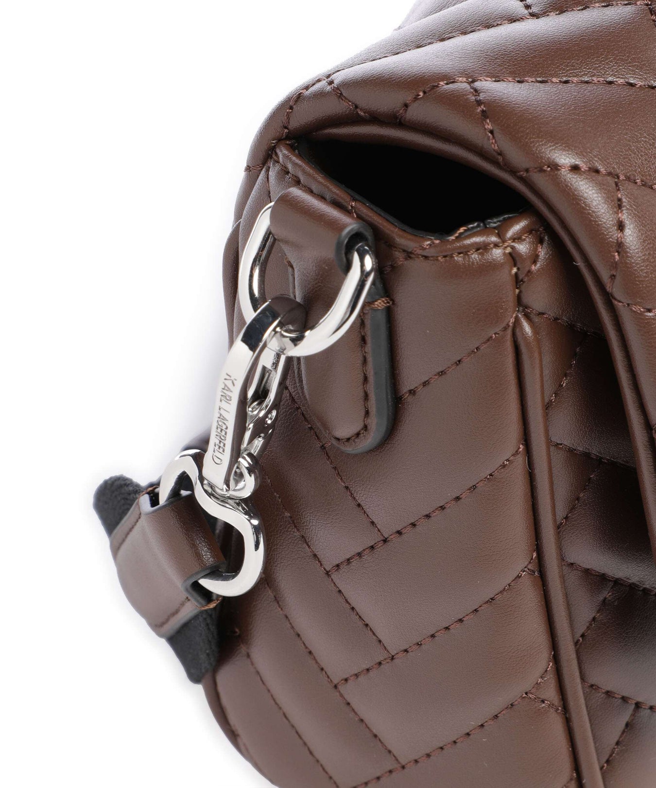 Karl Lagerfeld K/Brick Crossbody bag dark friar brown