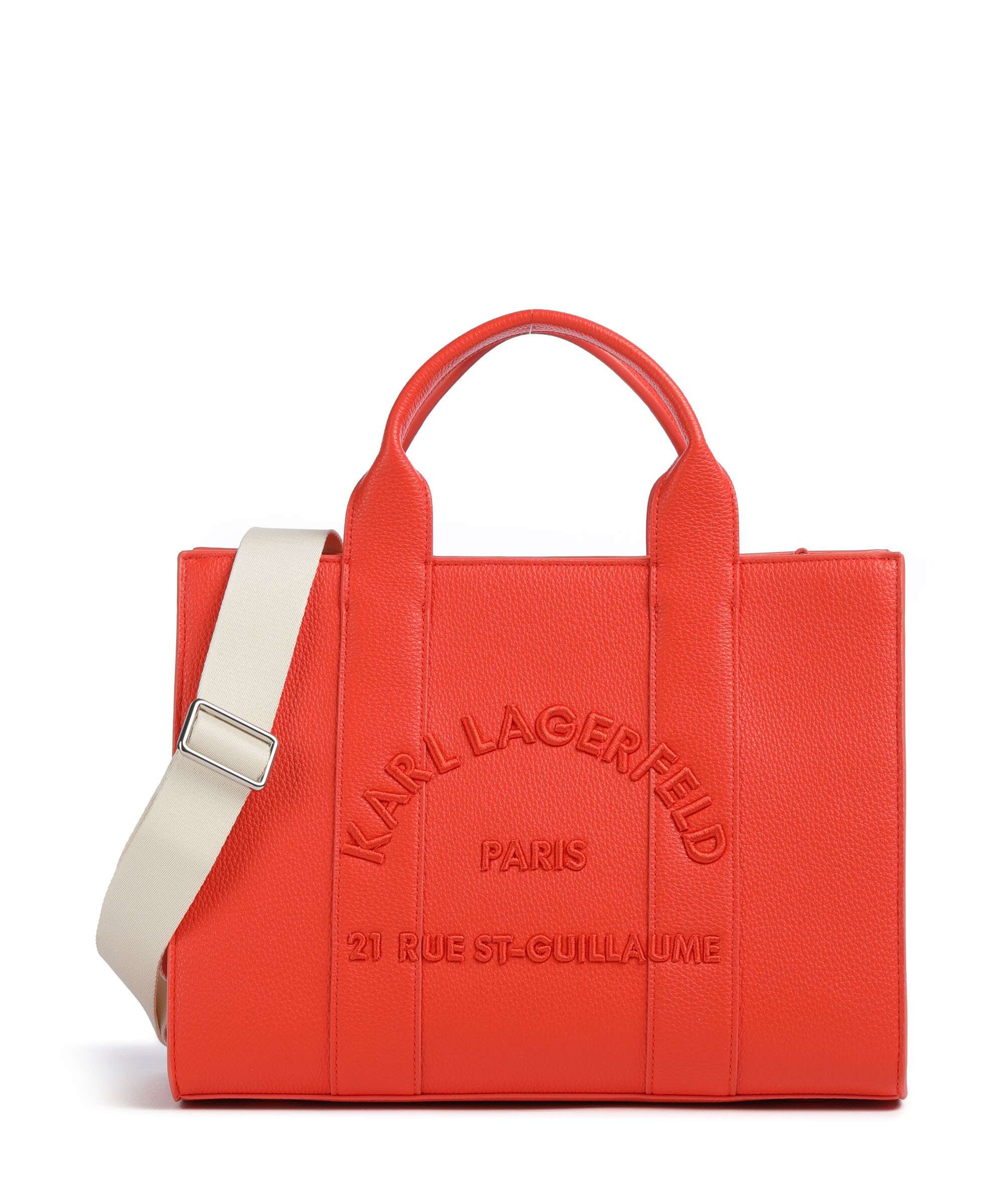 Karl Lagerfeld K/Rue St Guillaume Medium Handbag grapefruit