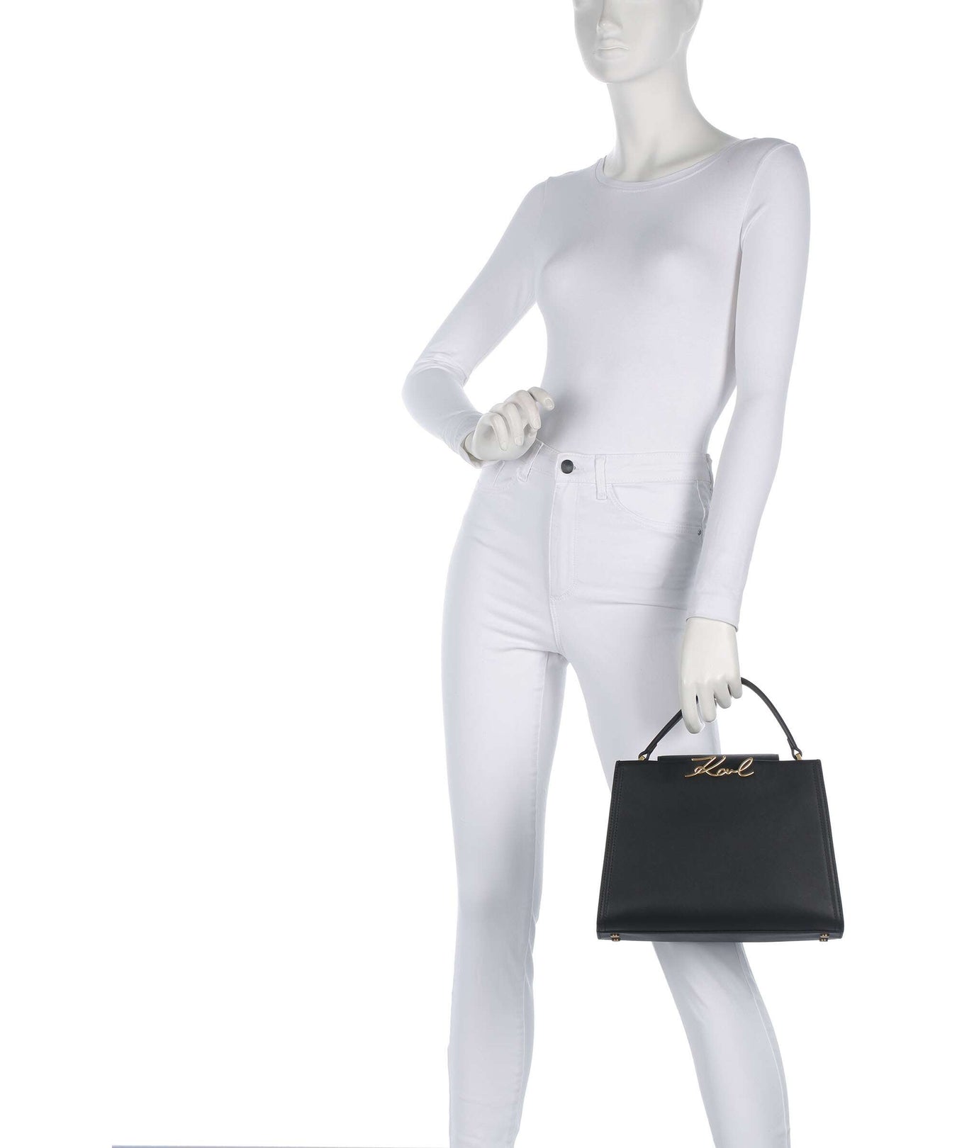 Karl Lagerfeld K/Signature Medium Handbag black/gold