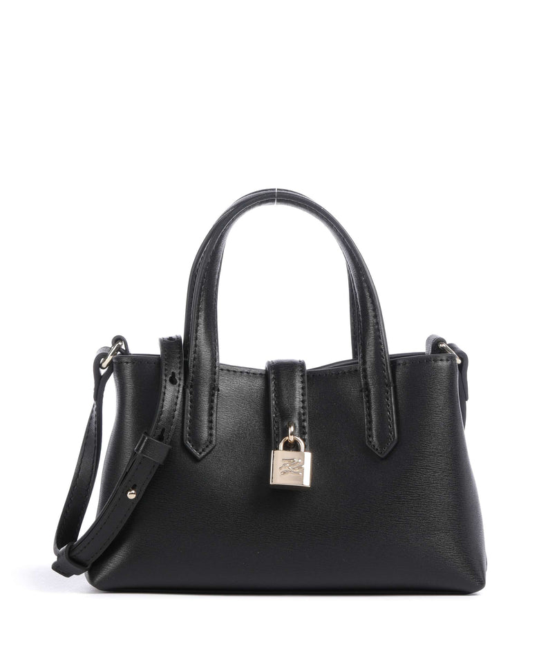 Karl Lagerfeld K/Autograph Padlock Crossbody bag black/gold