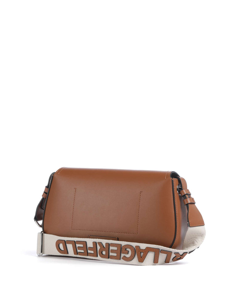Karl Lagerfeld K/Circle Crossbody bag dark tan