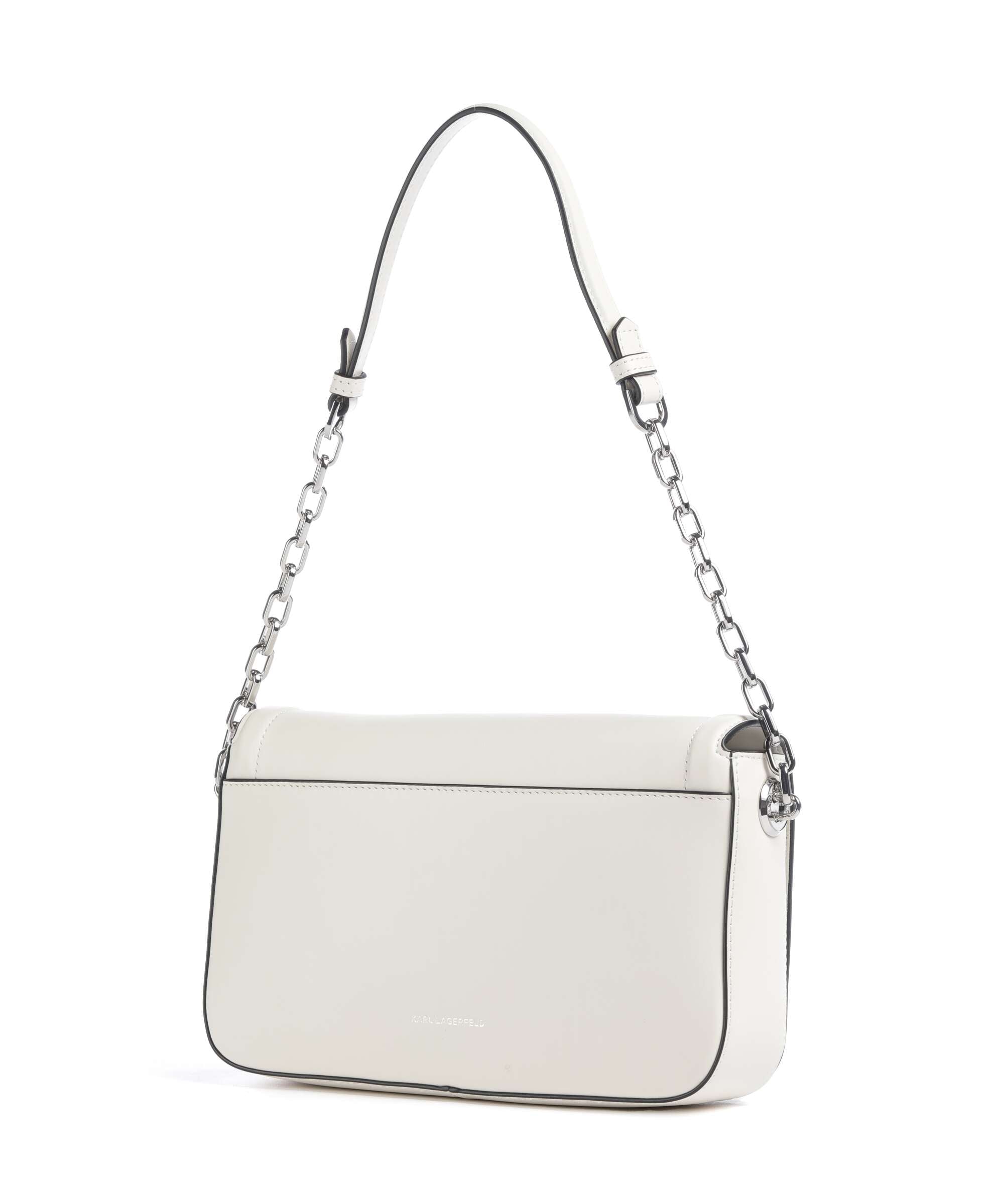 Karl Lagerfeld K/Autograph Medium Shoulder bag off white