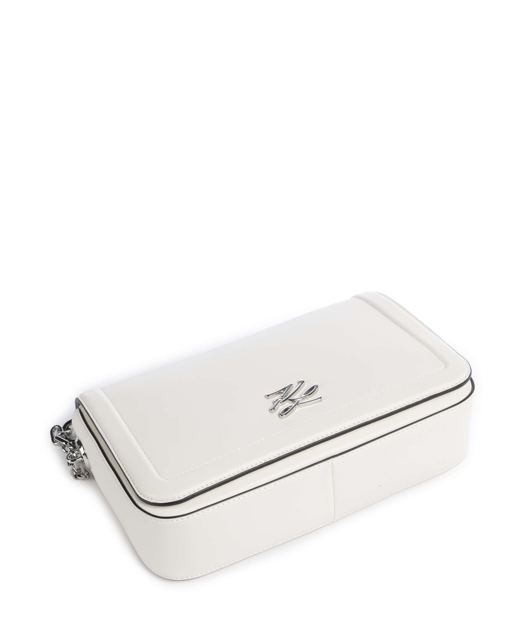Karl Lagerfeld K/Autograph Medium Shoulder bag off white