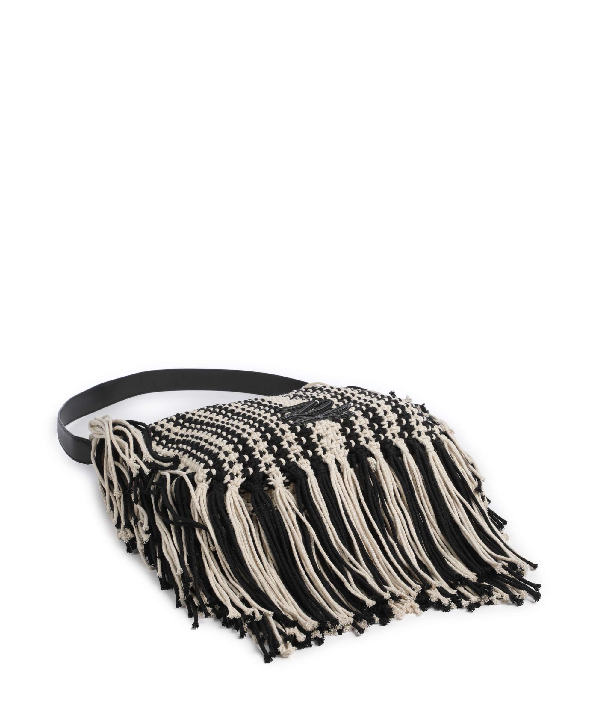 Karl Lagerfeld K/Autograph Hobo bag black/white