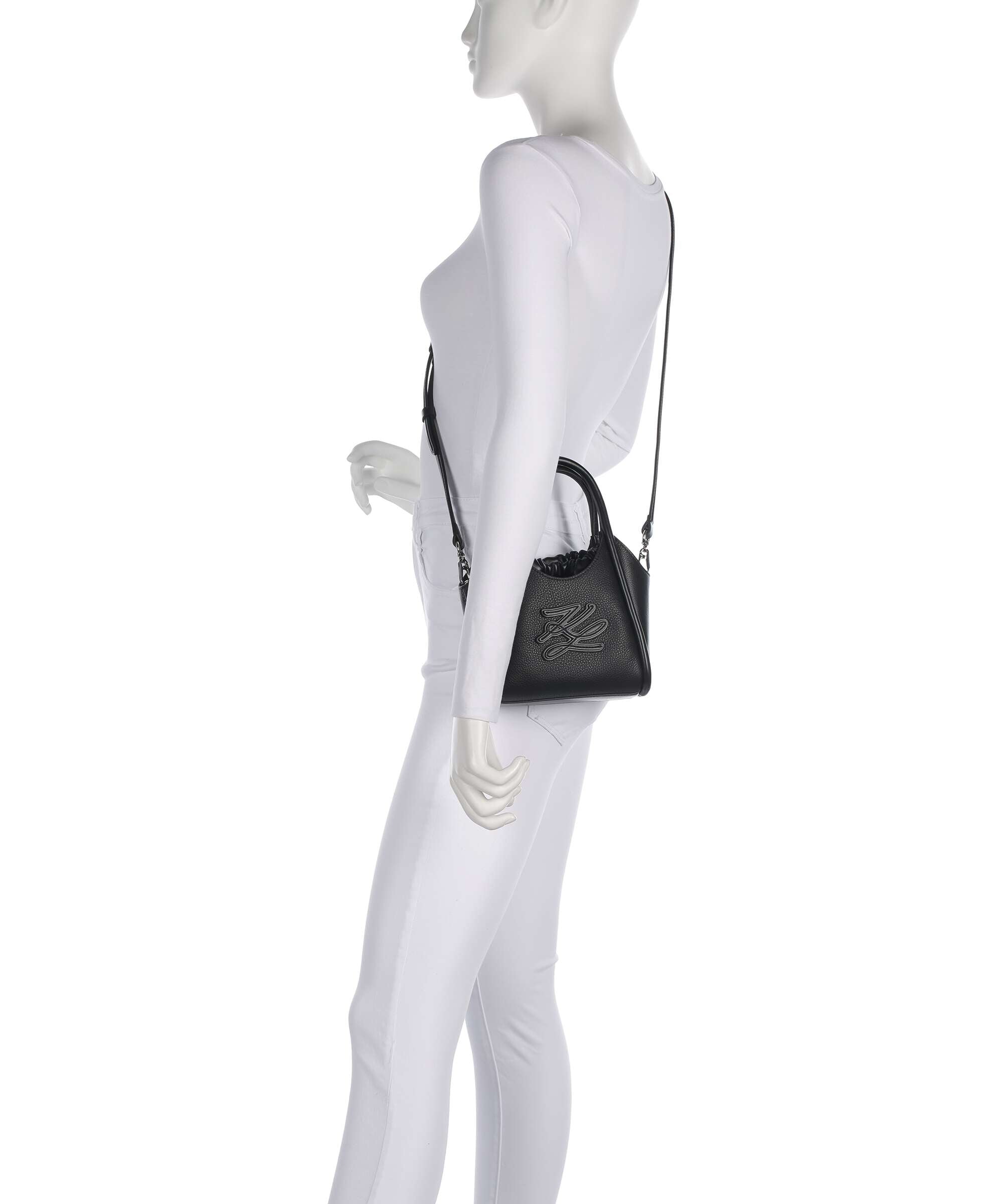 Karl Lagerfeld K/Autograph Mini Crossbody bag black/nickel