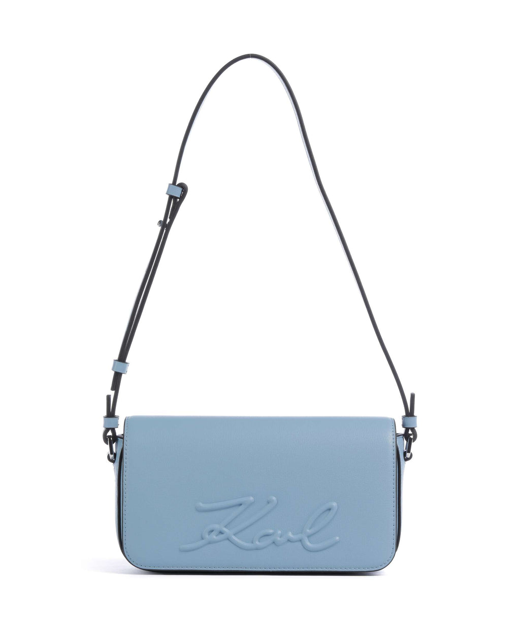 Karl Lagerfeld K/Ville Small Shoulder bag blue bloom