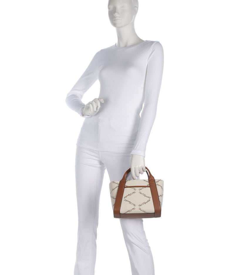 Karl Lagerfeld K/Ville Small Handbag natural canvas/tan
