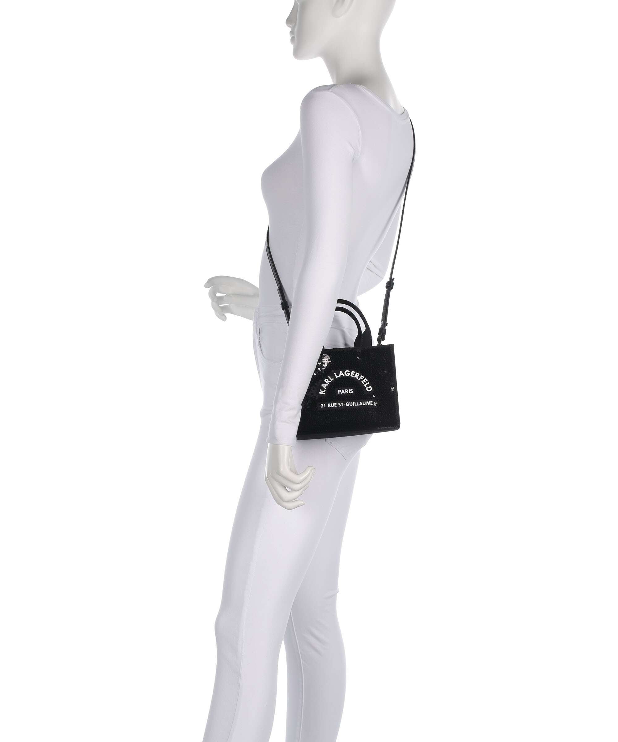 Karl Lagerfeld K/Rue St Guillaume Mini Crossbody bag black