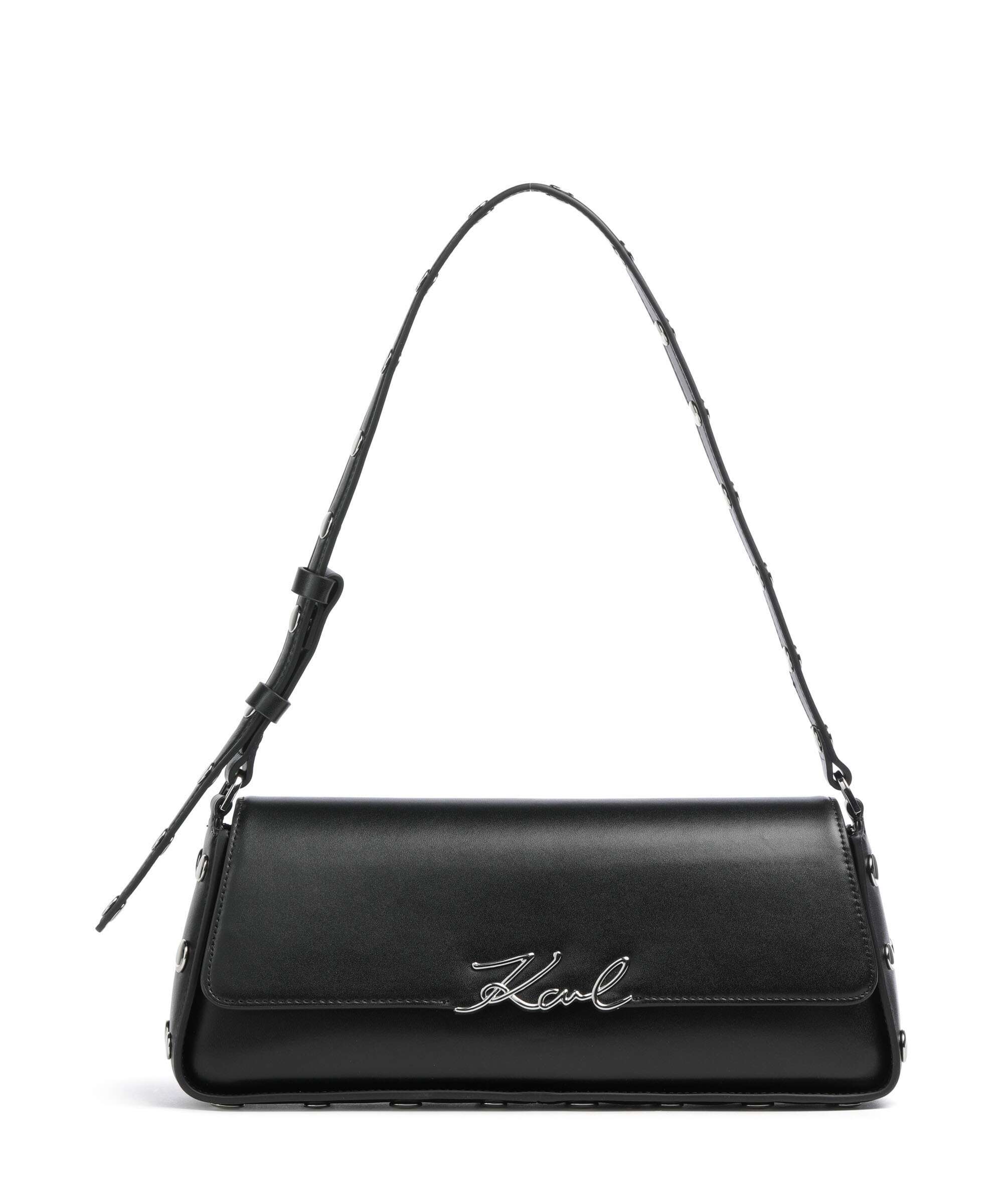 Karl Lagerfeld K/Signature Shoulder bag black embellishment