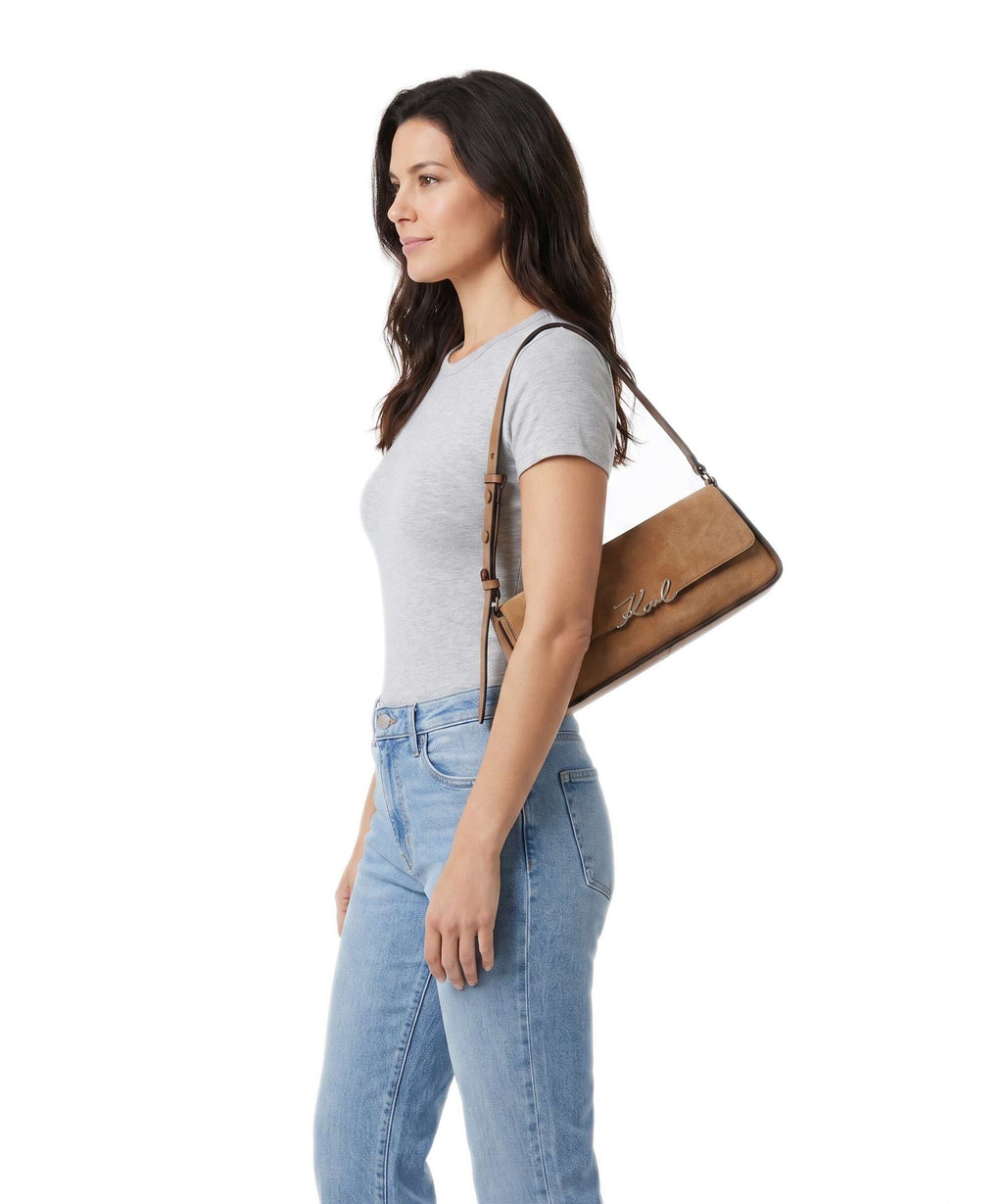 Karl Lagerfeld K/Signature Shoulder bag caramel