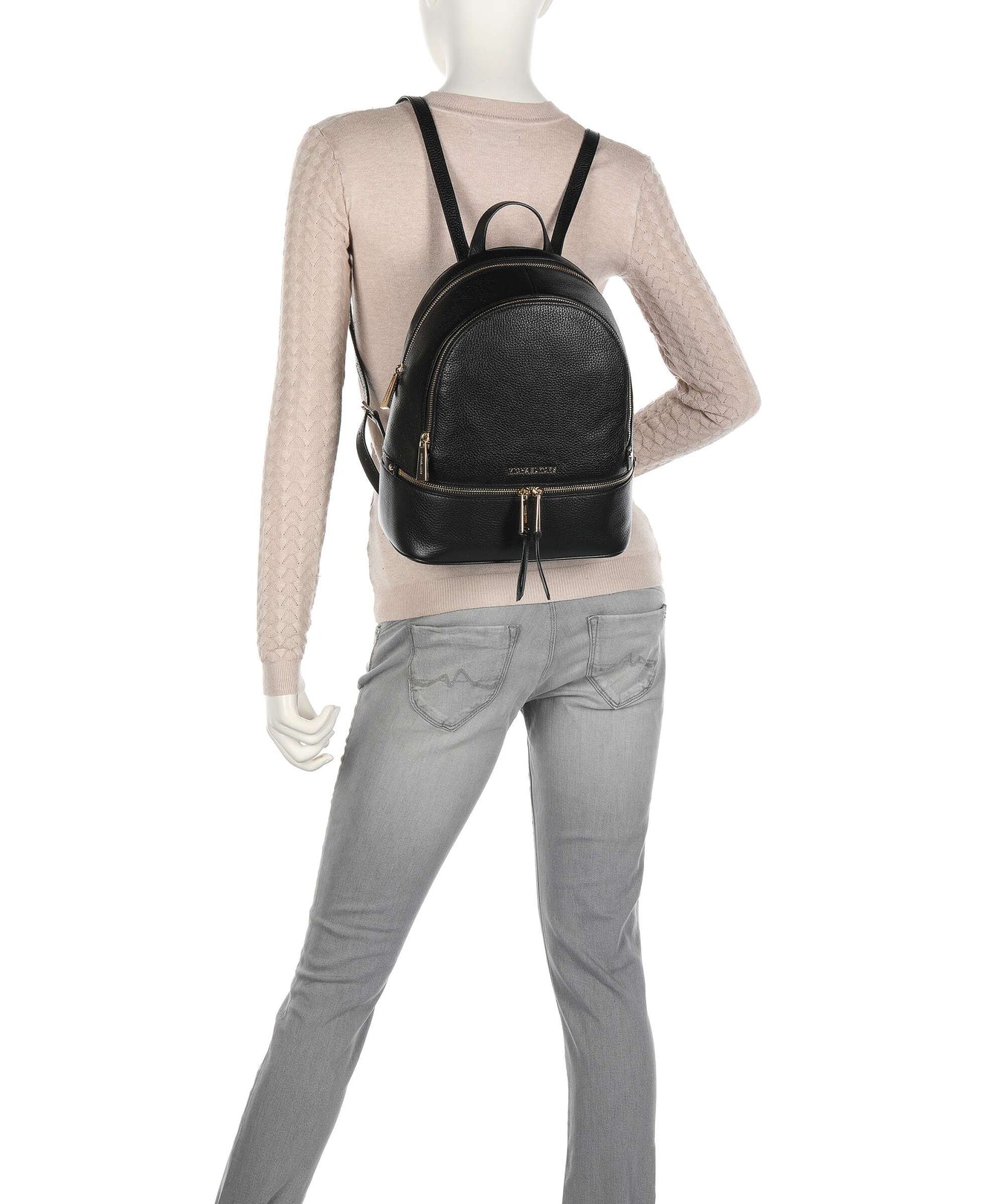 Michael Kors Rhea Zip Backpack black