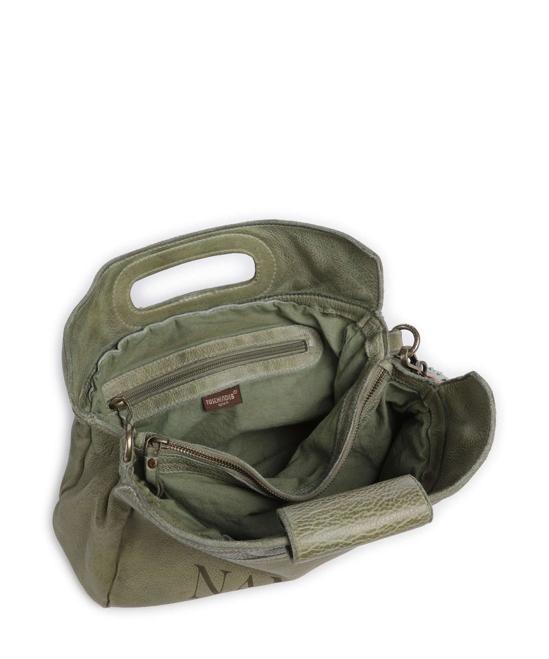 Taschendieb Wien Freundgasse 3 Crossbody bag green leaf