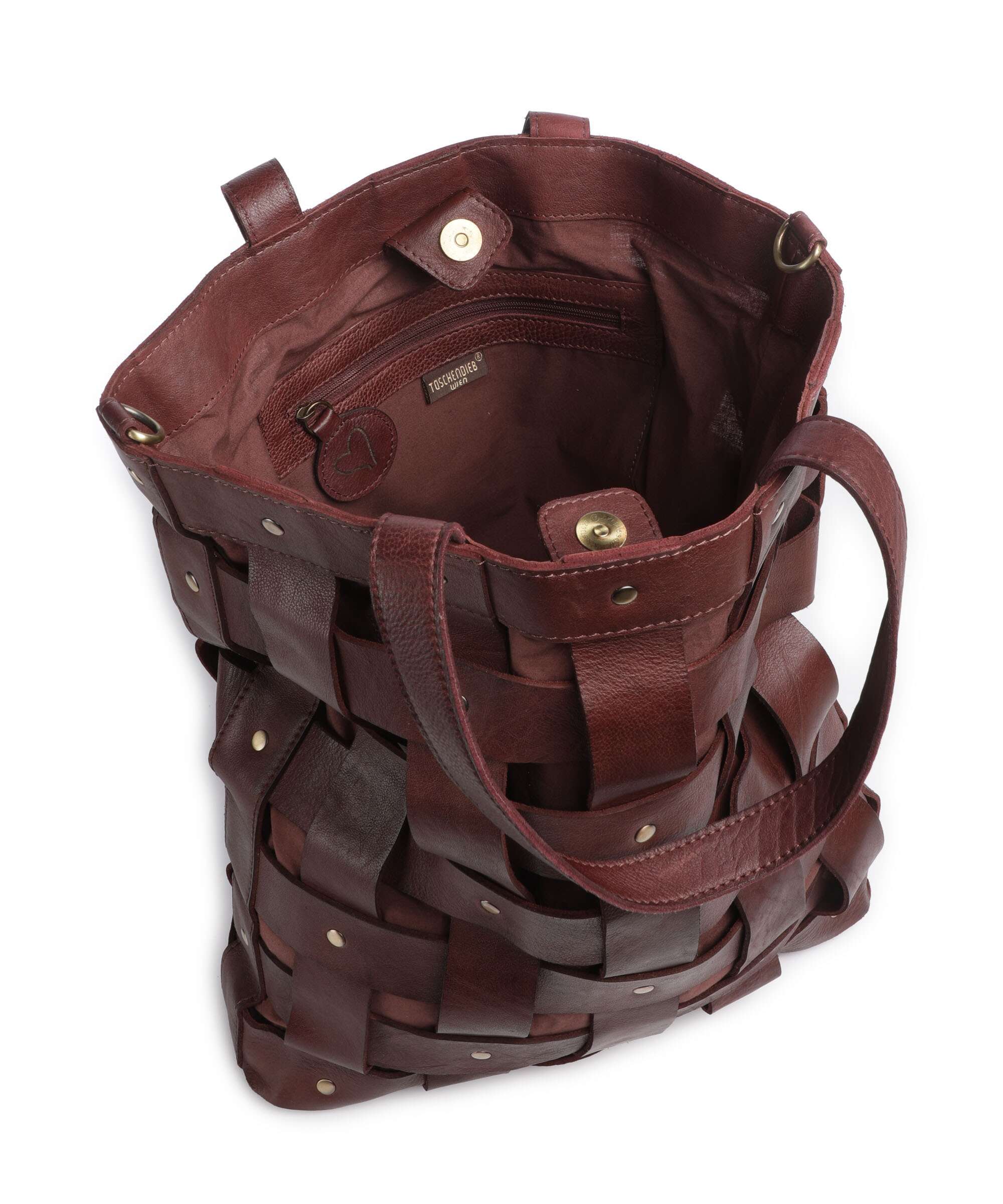 Taschendieb Wien Griesgasse 3 Tote bag brown brandy