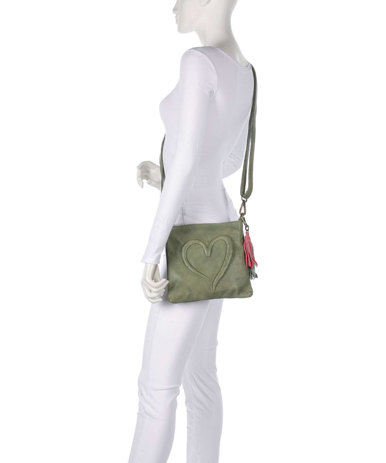 Taschendieb Wien Herzweg 4 Crossbody bag green leaf