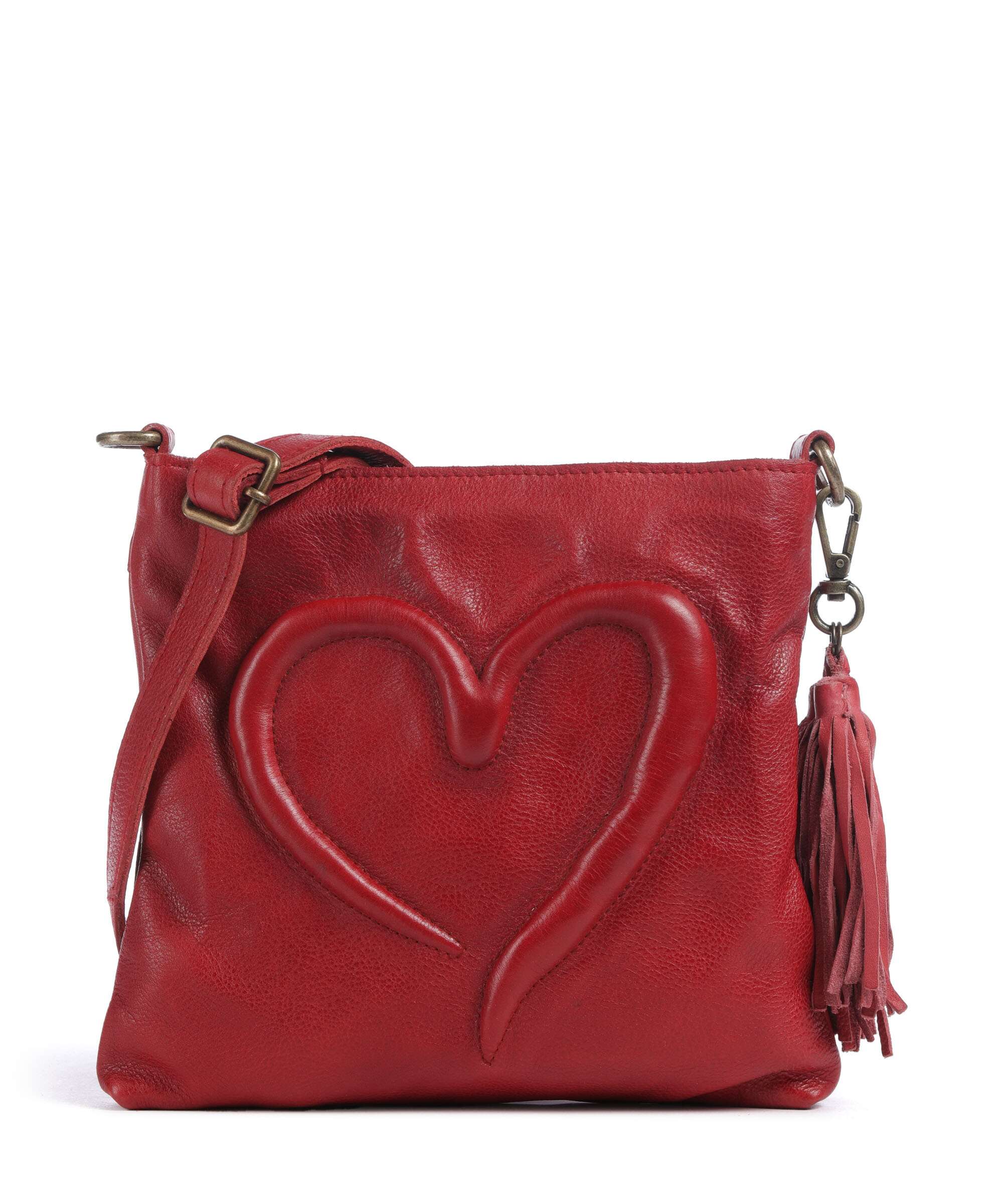 Taschendieb Wien Herzweg 4 Crossbody bag red solid