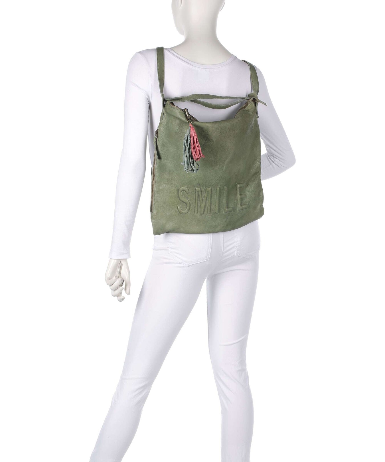 Taschendieb Wien Paoliweg 3 Backpack bag green leaf