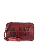 Taschendieb Wien Hanfgasse 5 Portafoglio red burgundy