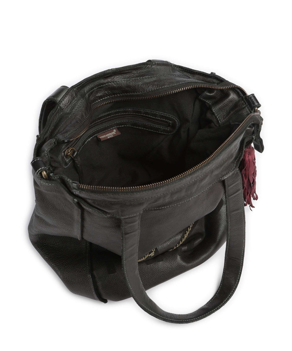 Taschendieb Wien Beethovenplatz 3 Hobo bag green forest
