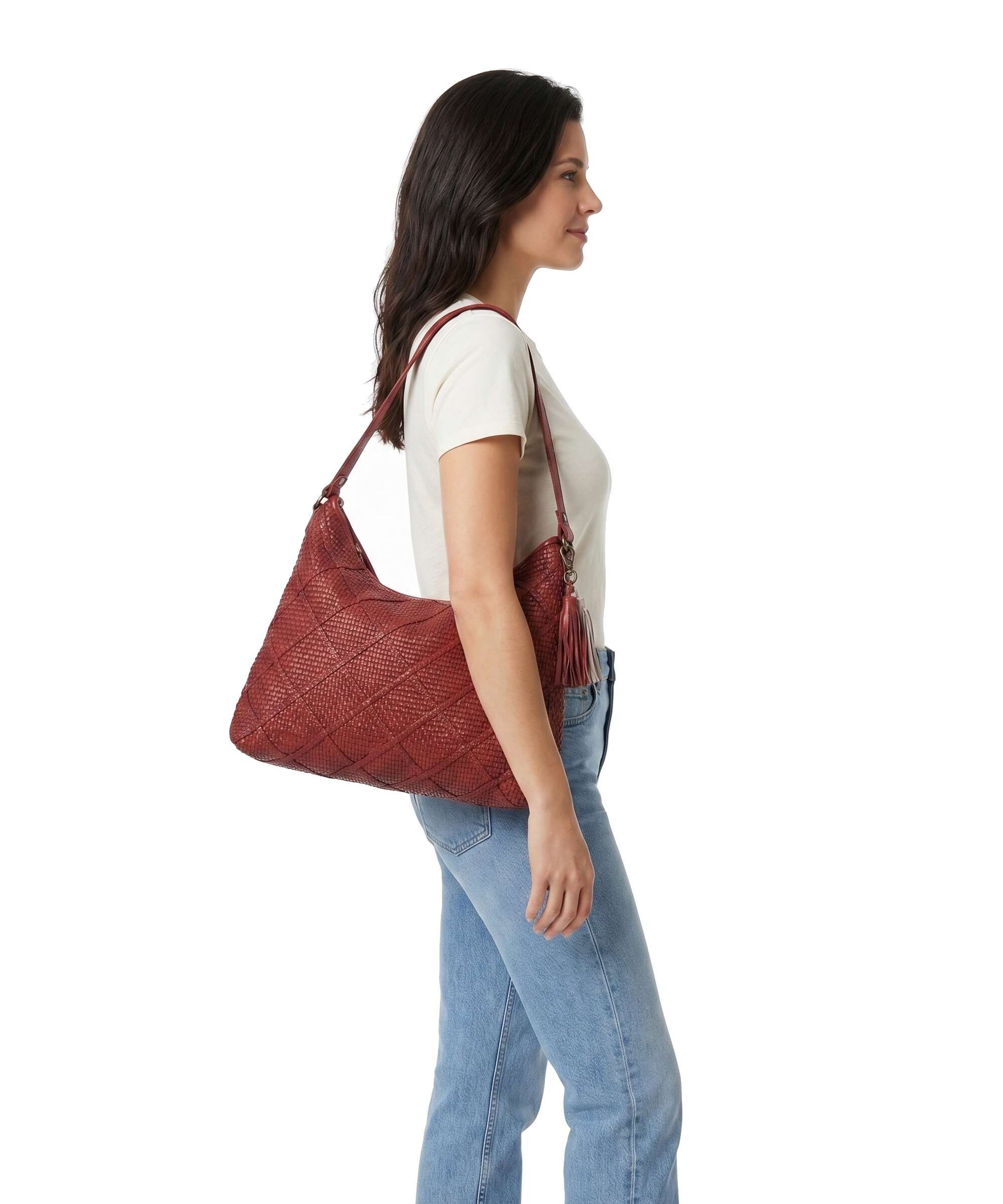 Taschendieb Wien Beatrixpark 1 Hobo bag burgundrausch